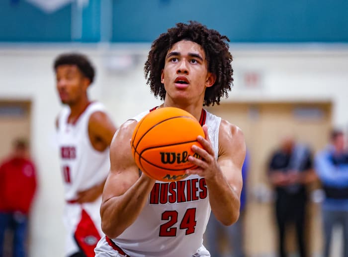 Jared McCain during his senior season at Corona Centennial.